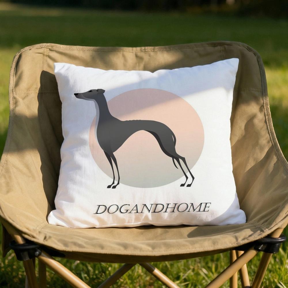 Derp Whippet Cute Cushion Cover Soft Reversible Durable Pillow Cover MultiScene Use for Home Car Daily Comfort