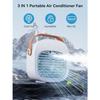 Portable Air Conditioner -5200mAh Rechargeable Mini Air Conditioner with 3 Speed Settings, 5-10 Hours Runtime,Quiet Desk Cooling Fan, Personal Air