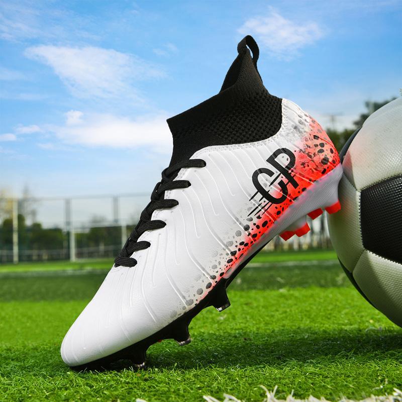33-45 Children/ Teenagers Large Size High Long Nail Football Training Sneakers Men's and Women's Football Shoes