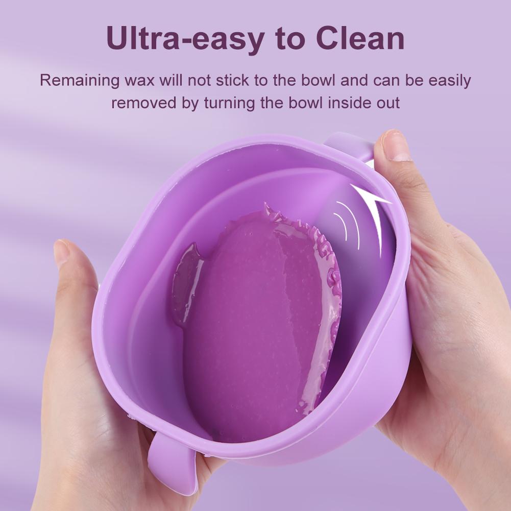 Silicone Wax Warmer Foldable Wax Heater 100W Electric Hot Wax Warmer Machine 400ml Hair Removal Wax Machine for Hair Removal