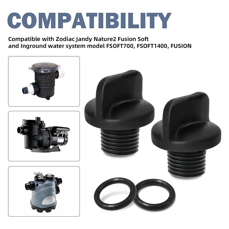 Badebasseng Spabad Varmeapparat Dreneringsplugger Forzodiac Jandy Filterpumper Spapumpe Dreneringsplugg For dreneringsplugg O-ring