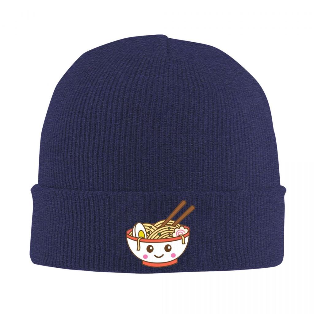 Kawaii RaUnisex Bowl Warm Knitted Cap Winter Knit Bonnet Hat Skullies Beanies Hip Hop Caps for Unisex
