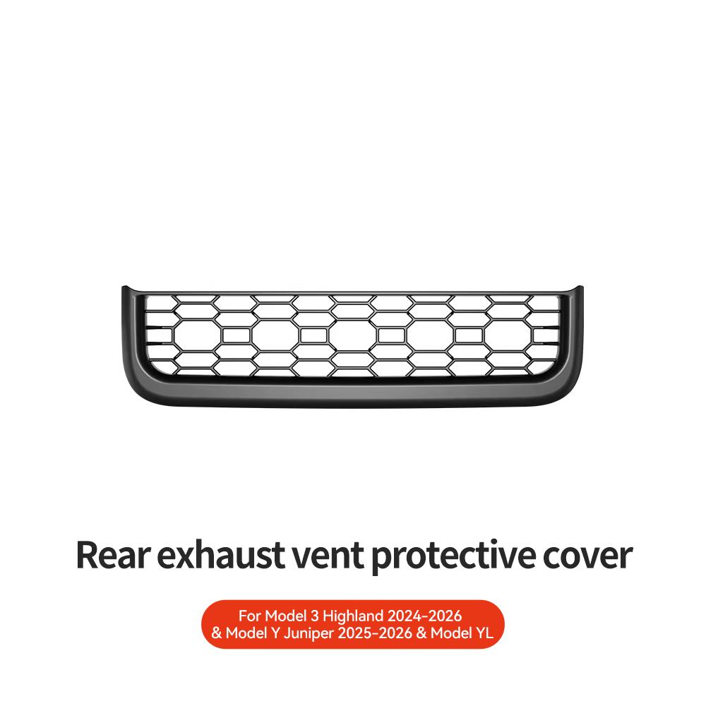 YZ For Tesla Model 3/Y/YL Highland Juniper Rear Center Console Air Vent Cover Vent Outlet Dust Cover Styling Interior Accessory