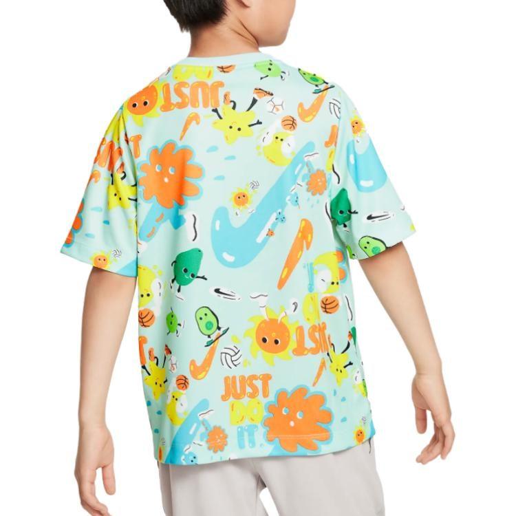 Nike Kids T Shirts Crew Neck Moderate FQ0705-346