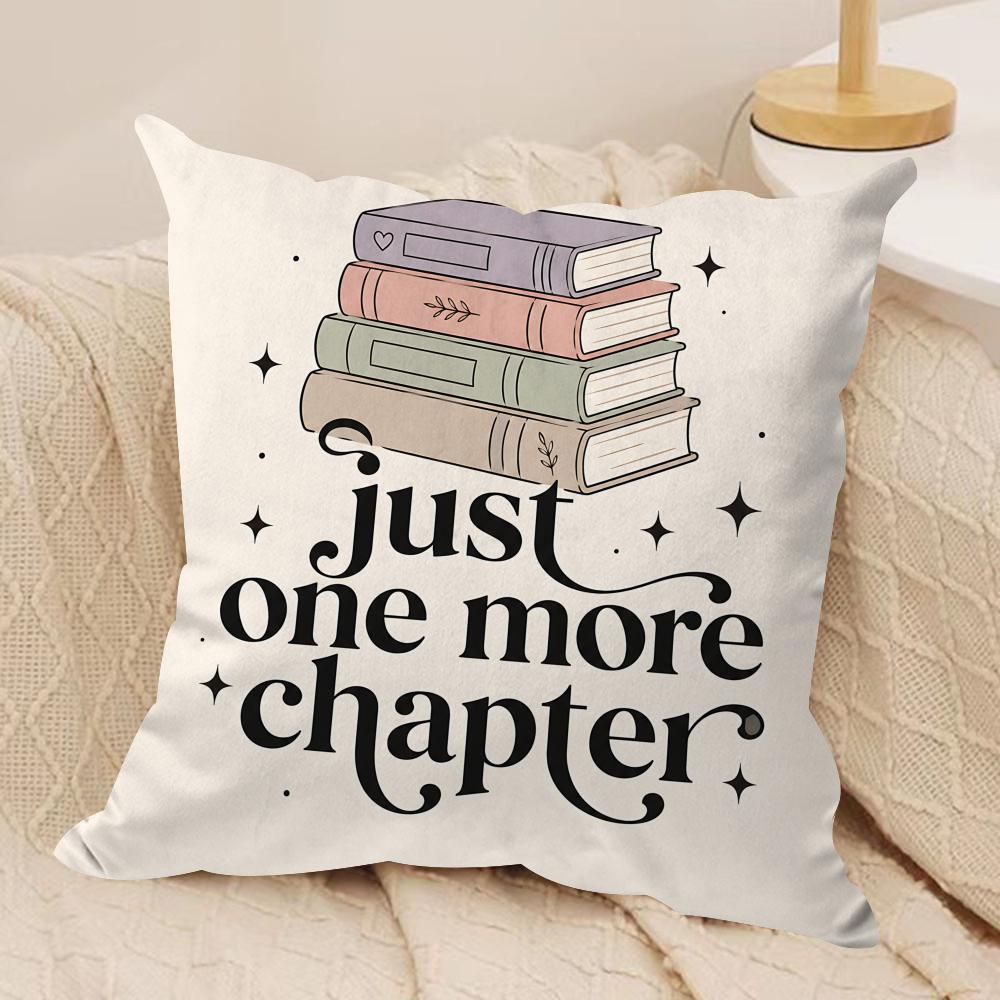 Bookshelf My Weekend Is Fully Booked Cushion Cover Square Pillow Bedroom Sofa Leisure Comfort Living Room Home Decoration X