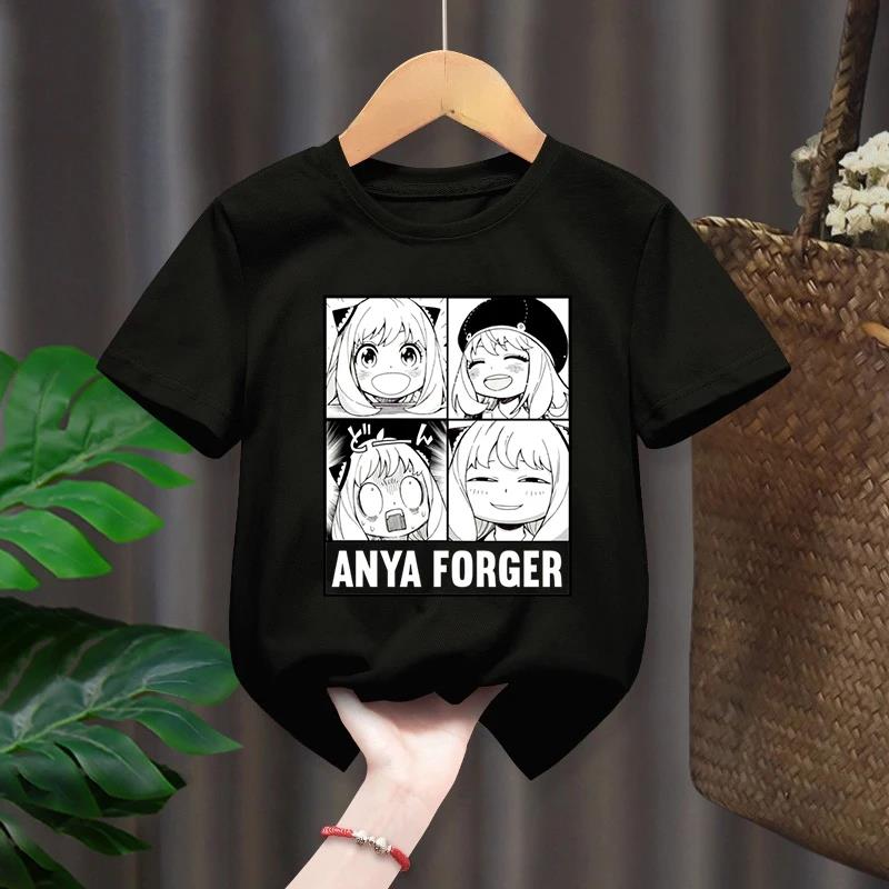 Spy X Family Kreslené Grafické Tričko Japonské Anime Harajuku Tričko Módní Ležérní Krátký Rukáv Nadměrné Tričko Unisex