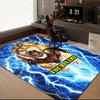 1PC Custom Name Lion Power Energy Theme Floor Mat Ideal for Living Room, Game Rooms, Office, Bedroom Floor Mat Playful Design