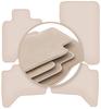 Tapetes de chão bege PREMIUM para: Picape Mitsubishi L200 IV 2006-2015