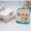 Snap Button Jewelry Storage Box Dustproof Jewelry Display Plate  Jewelry Organization