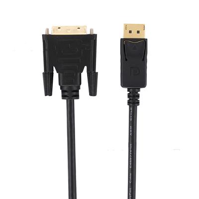6 Feet 1.8M Gold Plated Displayport Dp To Dvi-D Male Cable Adapter Hd 1080P