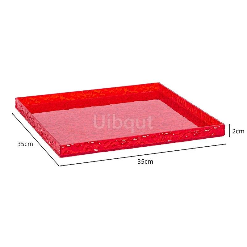 Food Display Rack Acrylic Cold Meal Hotel Business Tea Break Platform Ornament Set Cake Display Rack Dessert Table Buffet Table