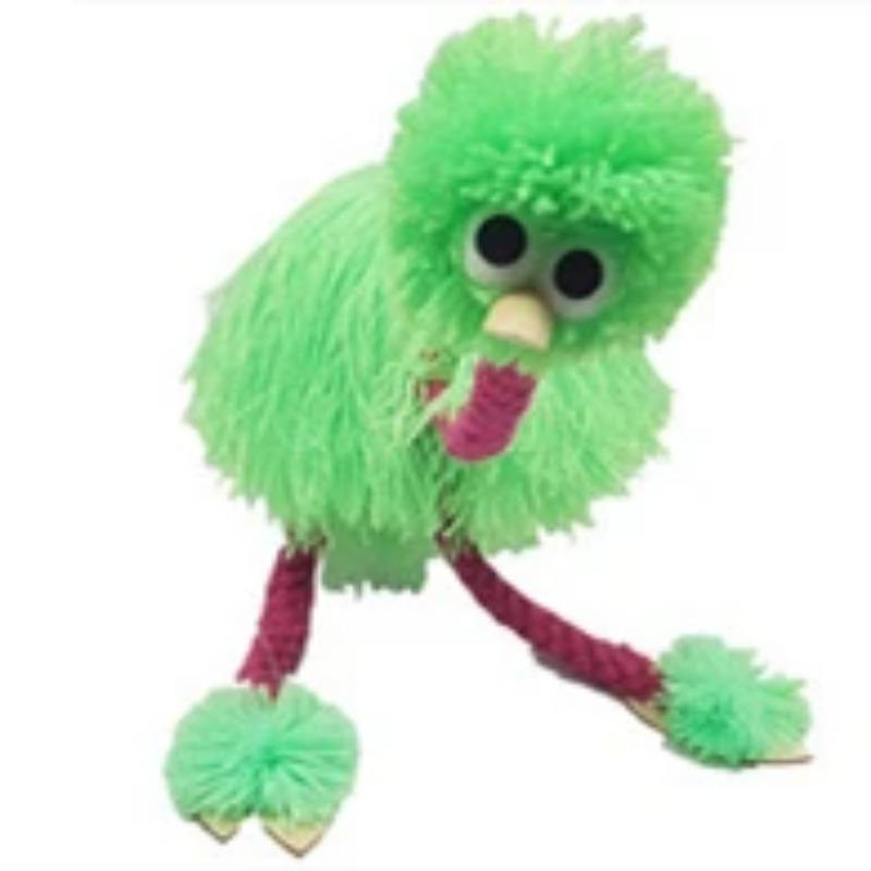 Furry Ostrich Marionette Puppet for Interactive String Puppet Show Prop Educational Play Design for Imaginative Theater Fun