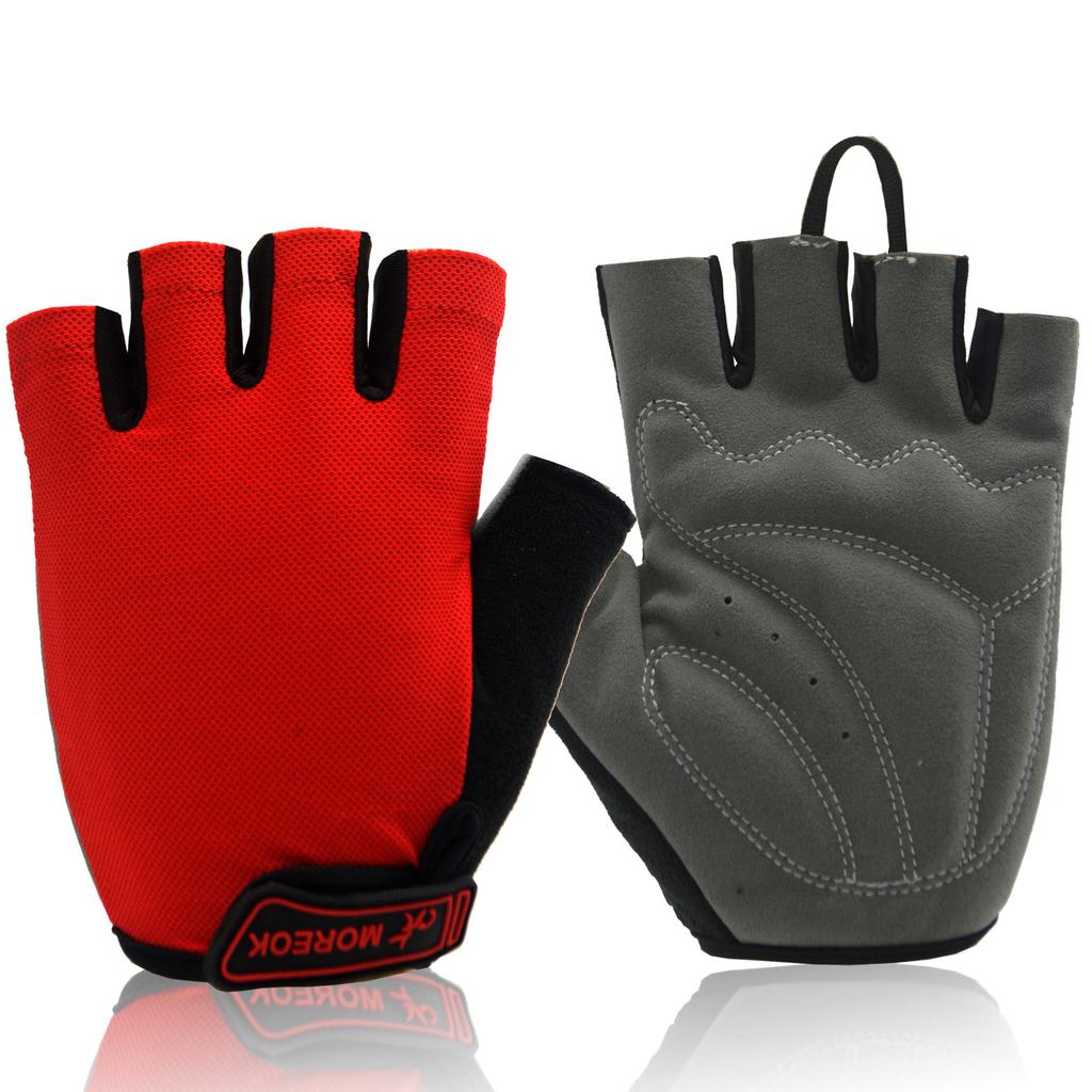 Man Woman Gym Cycling Gloves Breathable Anti-Slip Road MTB  Bicycle Gloves Summer Half Finger Outdoor Riding Sport Bike Gloves