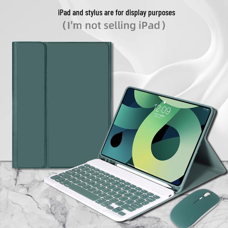 11th Gen iPad Wireless Bluetooth Keyboard & Protective Leather Case for Apple M5 2025, Air 13-inch Tablet.