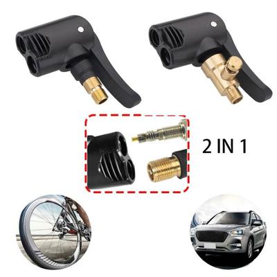 Schrader/Presta Valve Tire Air Pump Nozzle Deflated Inflatable Pump Connector  Car/Bike/Motorcycle