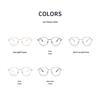 2023 Korean Style Ultra-light Titanium Round Glasses with Exquisite Crotone Temple
