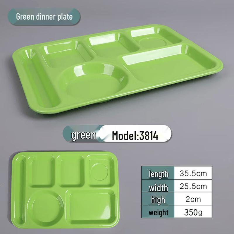 

Melamine Rectangular 4-Compartment Meal Tray
