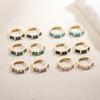 Classic Design Women Hoop Earrings Full with Princess Square CZ Simple and Elegant Female Accessories Versatile Zircon