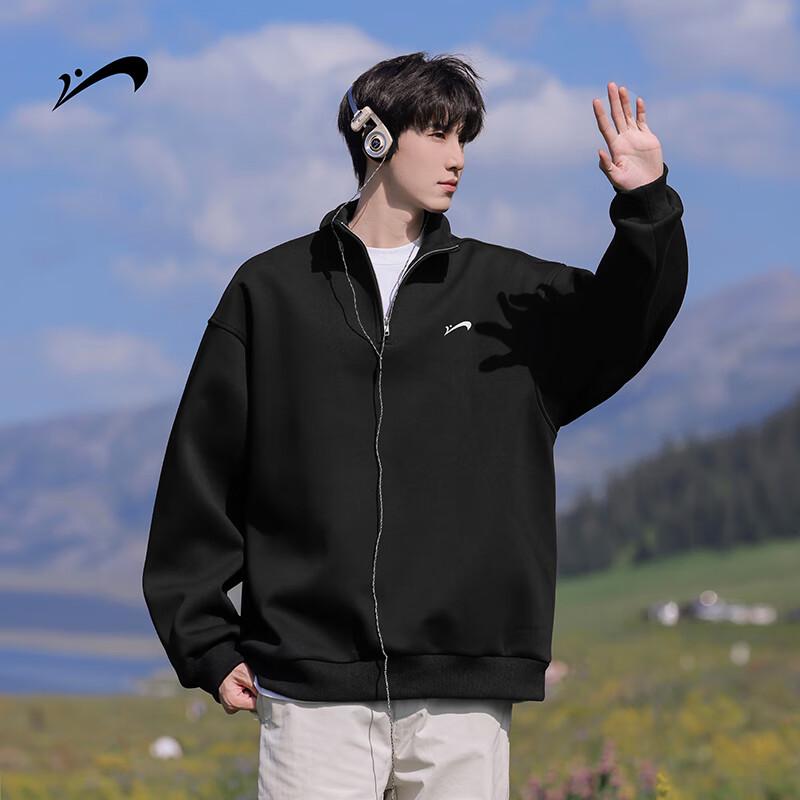 Guirenniao Men's Half-Zip Pullover Sweatshirt