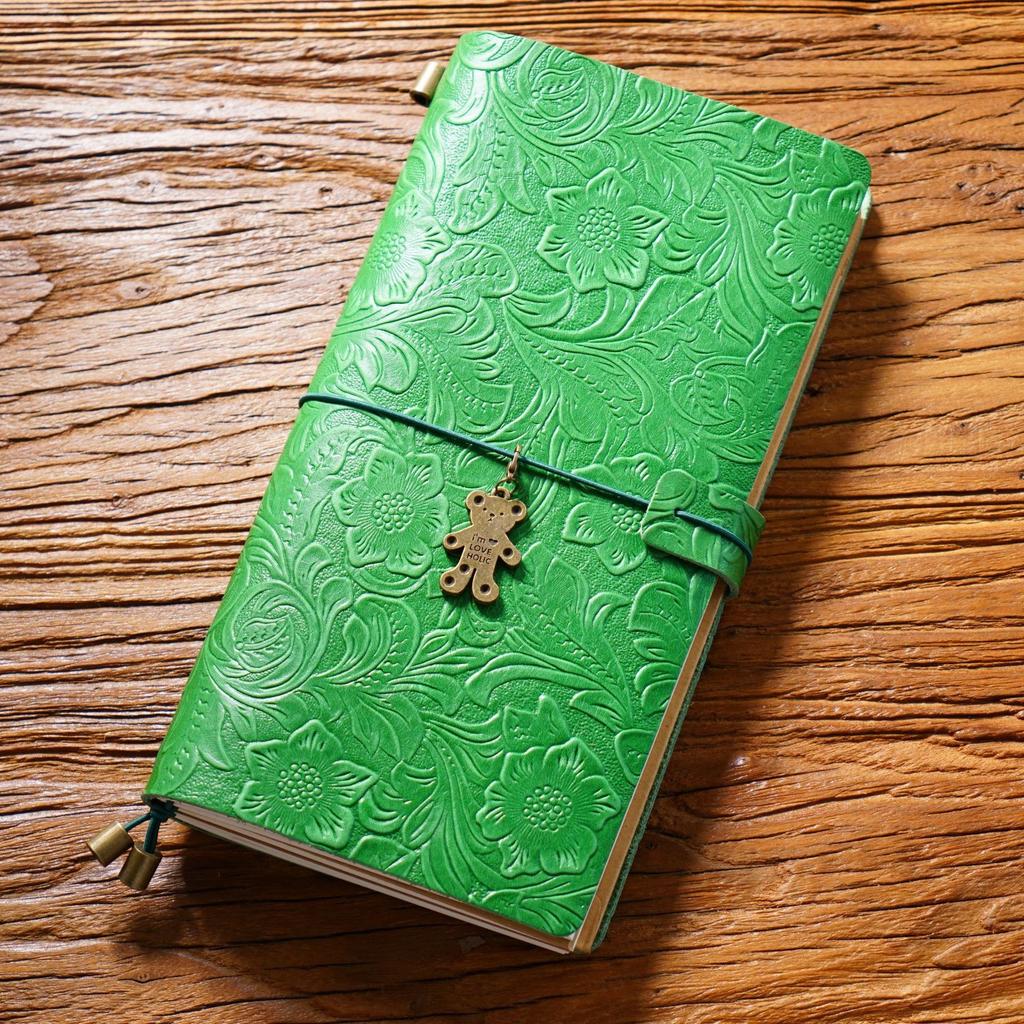 2026 Retro Carved Cowhide Travel Notepad Handmade Notebook Stationery Handbook Creative Diary