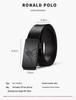 Platinumstone Men's Genuine Leather Belt - Automatic Buckle, Business Casual, in Stock.