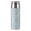 Pure Titanium Vacuum Insulated Tea Cup with Dual-Layer and Tea Separation Feature