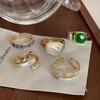 Emerald Design-inspired Ring for Women, High-end, Cool Style, Open Design, Index Finger Ring, Ring Band