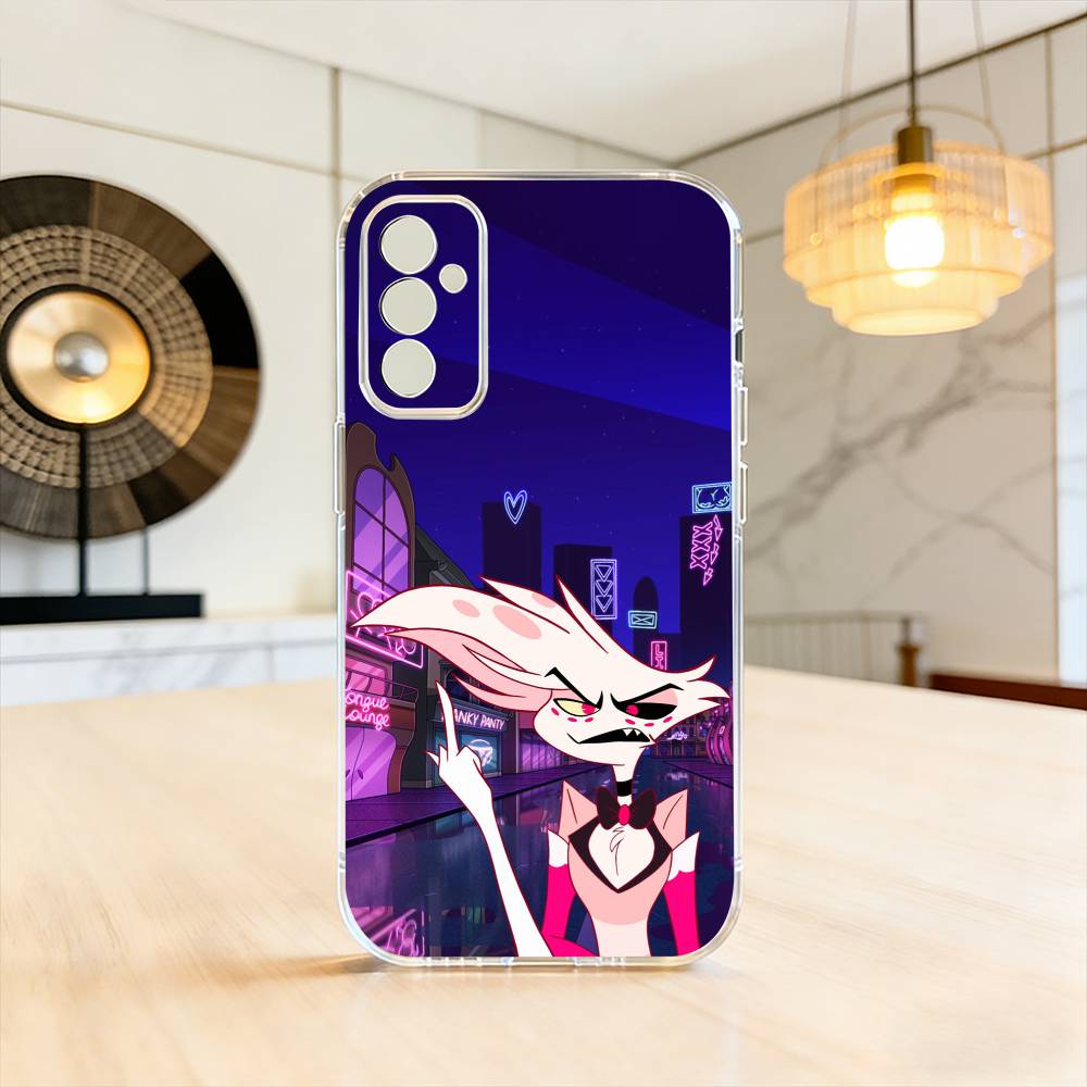 Чехол для телефона H-hazbin hotel angel dust для SamsungA10,12,20,21S,30,31,40,50,51,52,70,71 Прозрачный чехол Samsung a21s