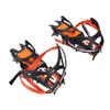 12 Spikes Ice Cleats Adjustable Crampons for Hiking Climbing Snow Walking Shoes Men and Women with Storage Bag 12 Teeth