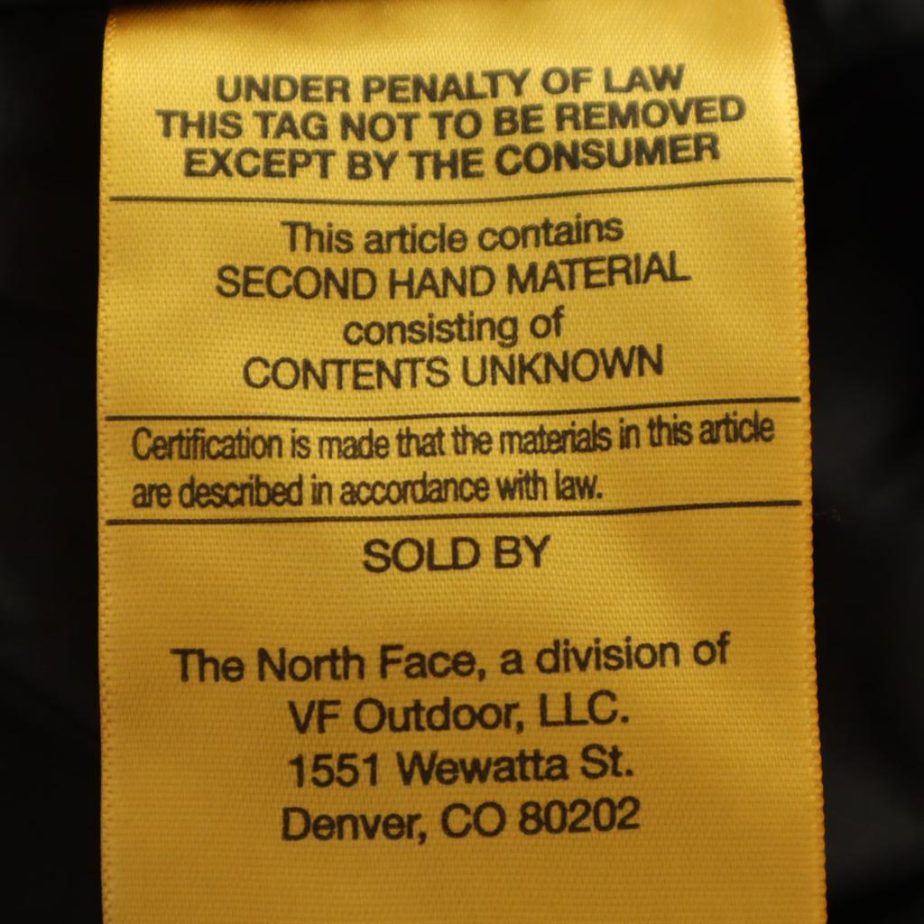 The North Face Down Jacket S Black NF0A7V6W Men's Used