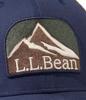 L.L.Bean Men's Trucker Hat, One Size Fits All, Carbon Navy Ascent, Multicolor, 1000294004
