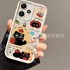 Cat Apple Is Suitable for Samsung S24 Mobile Phone Case S25ULTRA All-inclusive S23 Anti-drop S26 Emery NOTE20
