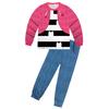 Casa Ragazza Bambina Costume Bambini Pigiama Gatto Gab Manica Lunga Maglietta Pantaloni Set Fascia Bambini Nottambuli Halloween