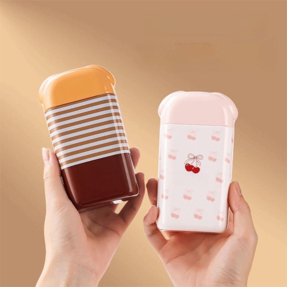 2-IN-1 Travel Toothbrush Set Foldable Mini Toothpaste Tube Storage Box Portable Soft Bristled Folding Toothbrush Dispenser