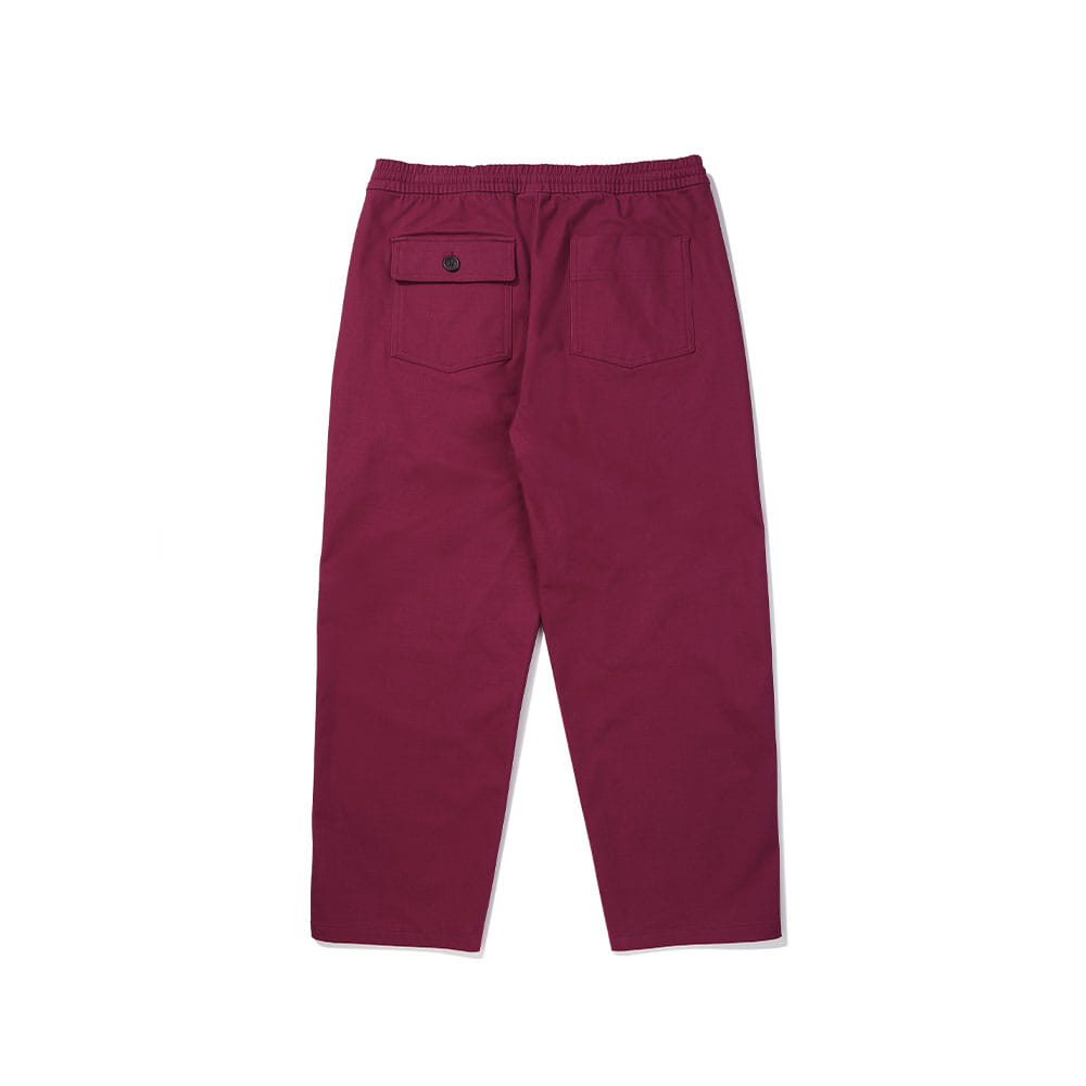 KODAK Warm Cotton Semi-Over Tapered Easy Pants Purple