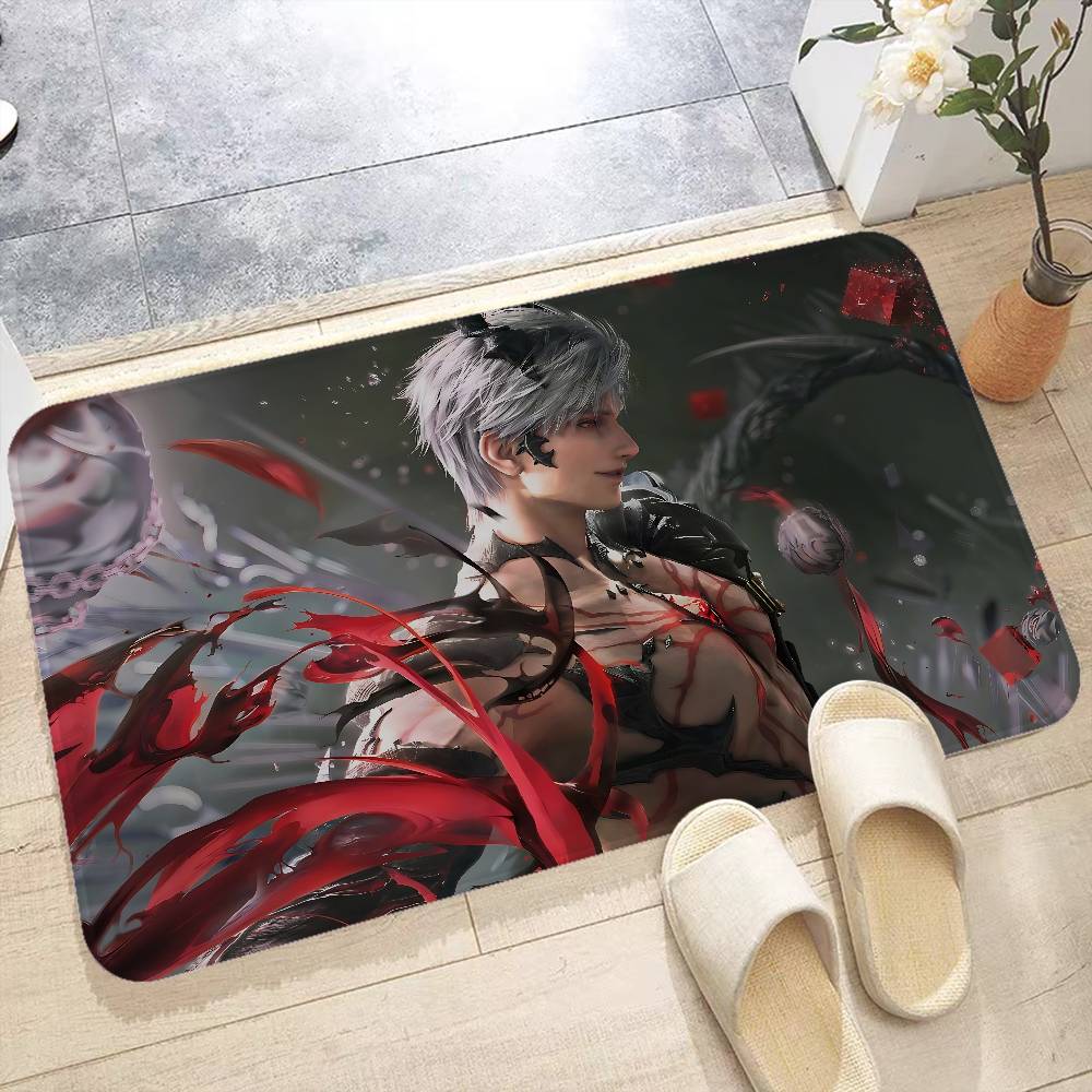 Game LOVE AND D-DEEPSPACE Room Mats Anti-slip Absorb Water Long Strip Cushion Bedroon Mat Welcome Doormat