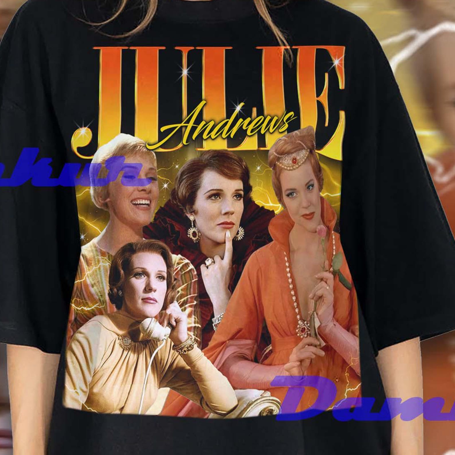 Julie Andrews Shirt, Julie Andrews Tshirt, Julie Andrews Fan Tees, Julie Andrews Retro T-shirt, Julie Andrews Merch Gift, Christmas Ideas L