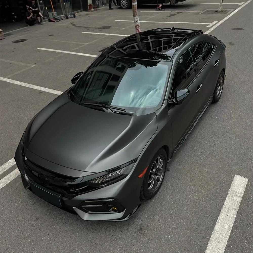 

Car Sticker Diamond Metal Grey Wrapping Film Auto Vinyl Wrap Film Bubble Free Wrapping Car Accessories Self Adhesive Decals 10x152cm