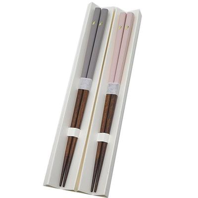 Palillos para Pareja Casada Saku 23cm En Caja Apto para Lavavajillas Regalo de Boda Día del Respeto a los Ancianos Día Día Regalo Presente Hecho en Japón Palillos