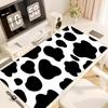 White Cow Print Mouse Pad Large Computer Office Game Table Mats XXL Rubber Anti-slip Gaming Keyboard Mousepads Long Desk Pads
