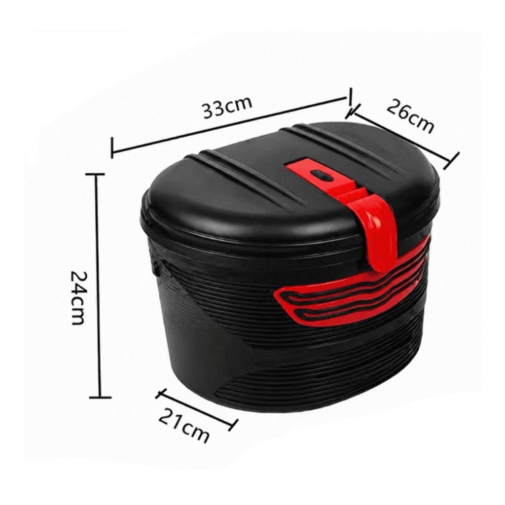 Front-Mounted Electric Bike Basket Waterproof Front