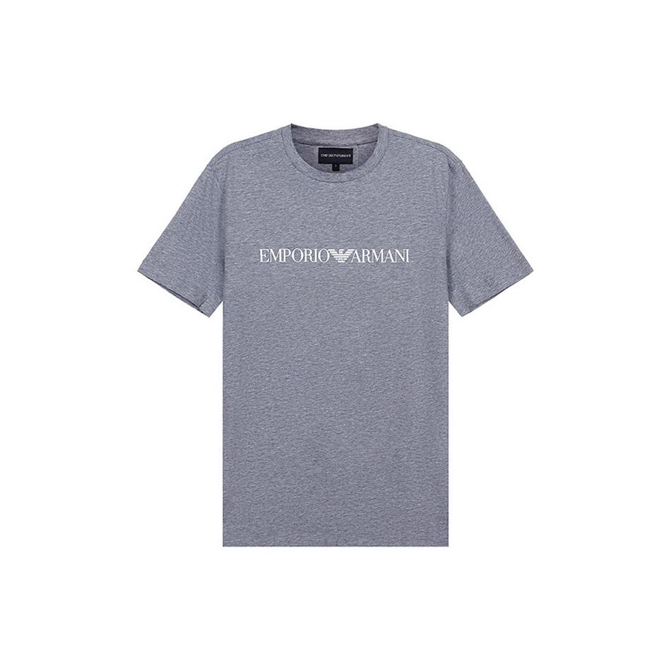 EMPORIO ARMANI Pima jersey T shirt With Logo Print 8N1TN5-1JPZZ-0687