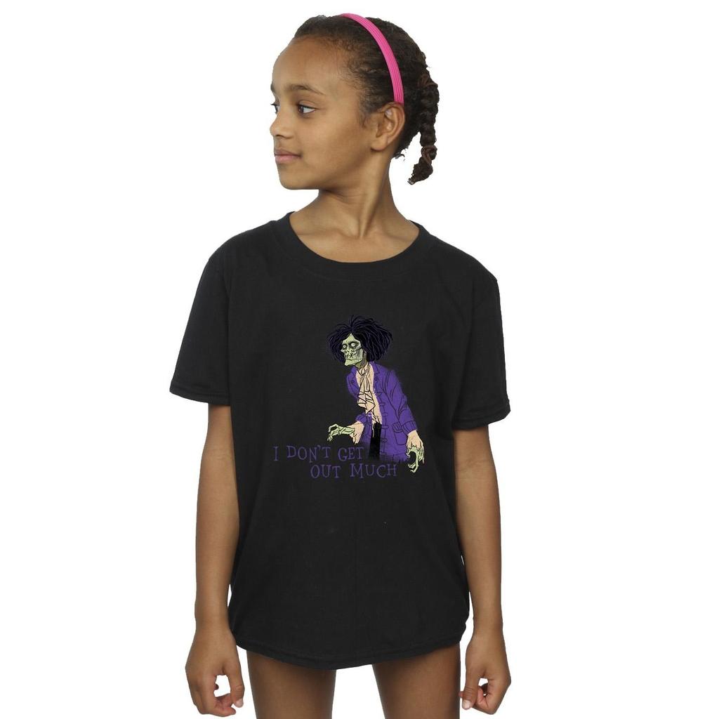 Disney Mädchen-Baumwoll-T-Shirt „Hocus Pocus Don´t Get Out Much“.