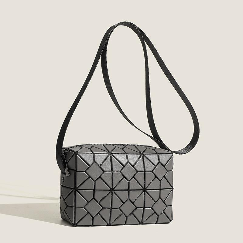 

Роскошные сумки через плечо из искусственной кожи, нишевые дизайнерские женские сумки с геометрическим узором, модные универсальные женские мини-сумки через плечо для камеры