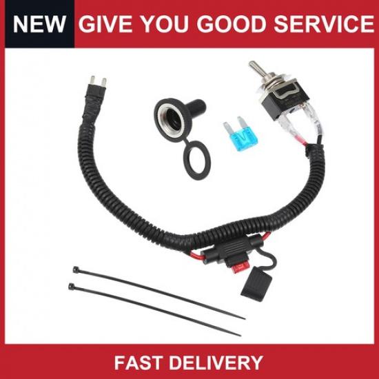 Universal 14.76 Car Switched Fuse Switch for Mini Fuse with Wire Pack of 1