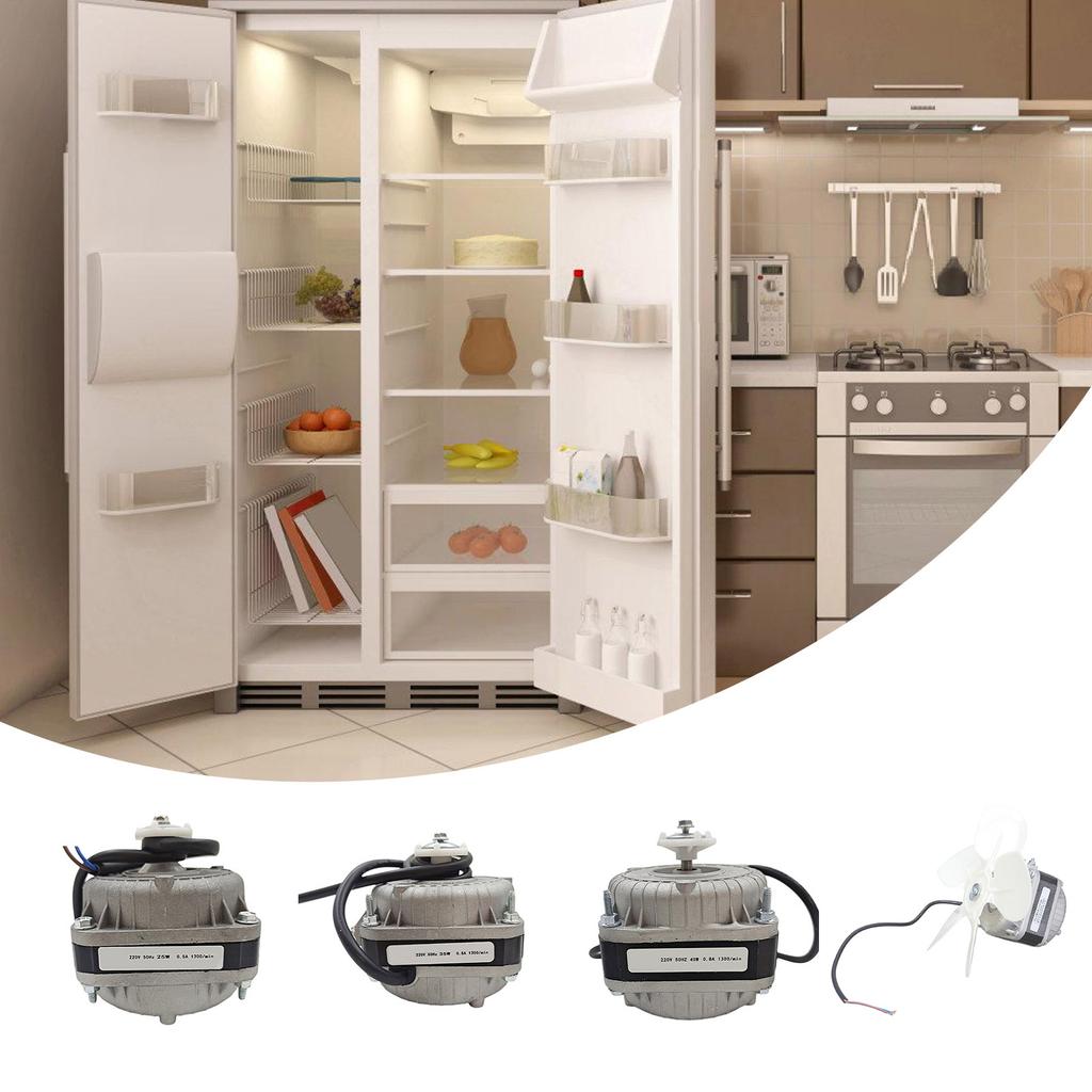 Multifuntional Cooling Fan Motor for Various Refrigerator Freezers Simple Setuping Suitable for Condenser Efficiency