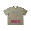 260 GSM Double Yarn 32 Count 100% Cotton One Punch Man V8 Garou Print Unisex Heavy Cotton T Shirt