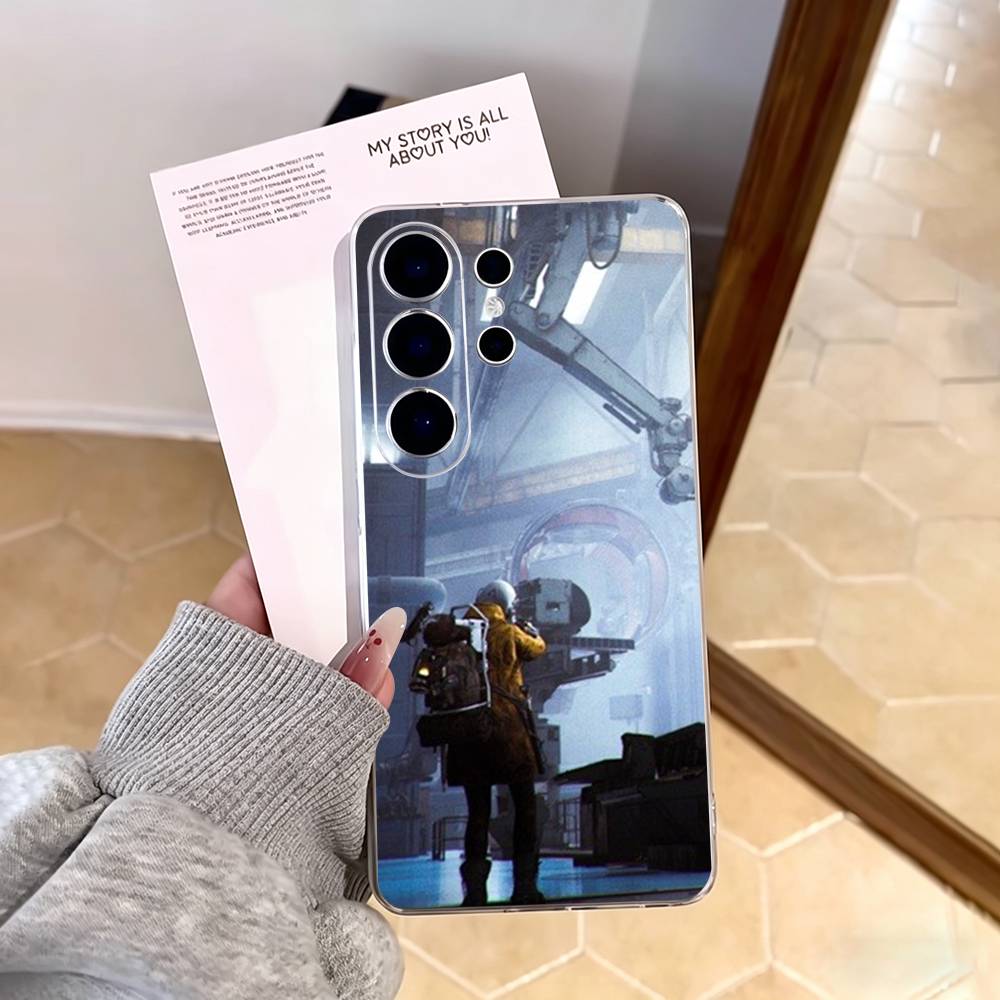 HOT GAME A-ARC Raiders Phone Case For Samsung S25,S24,S21,S22,S23,S30,Ultra,S20,Plus,Fe,Note,10,9,5G Transparent Cover