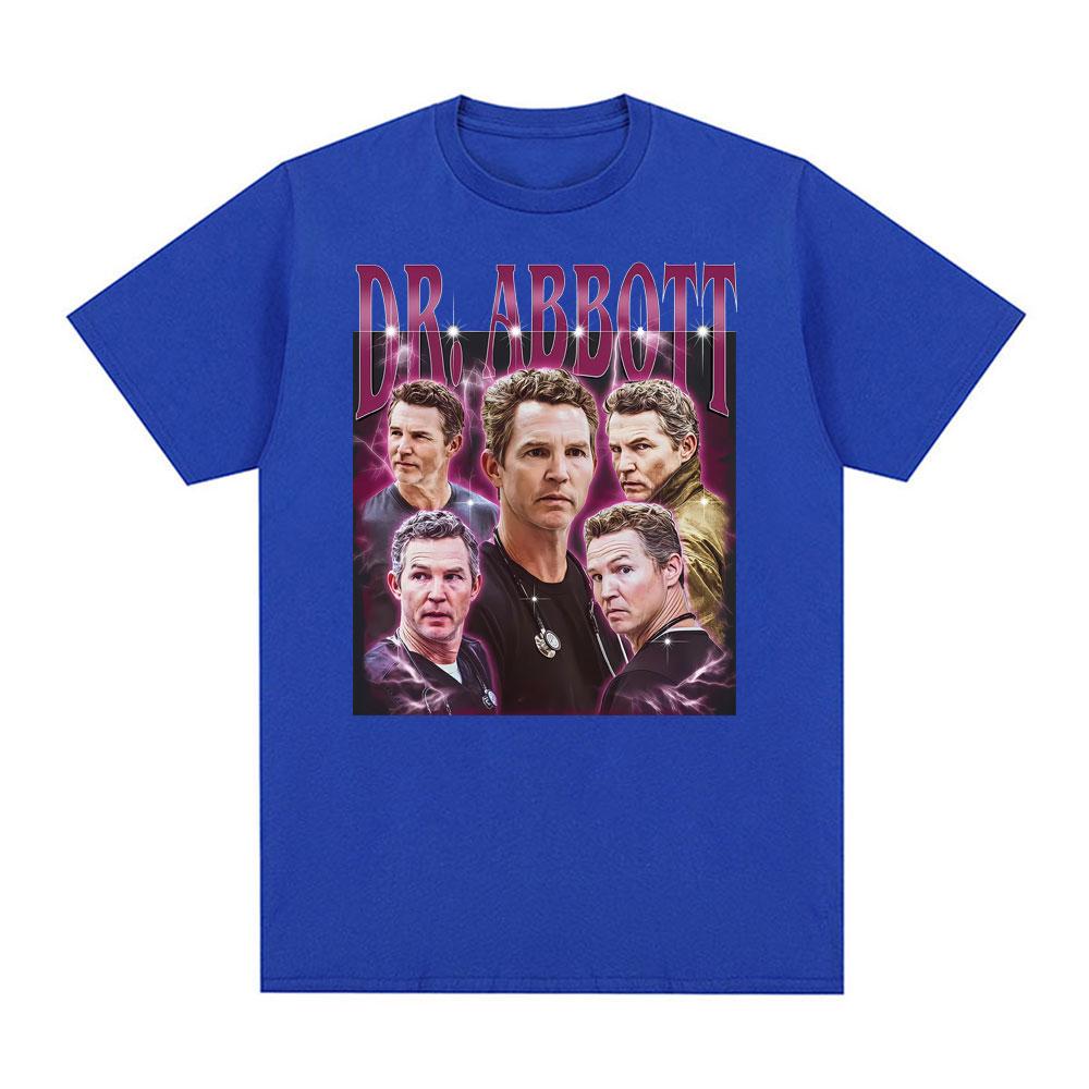 Dr. Abbott Unisex Vintage 90s T Shirts Unisex Women Fashion Oversized O-Neck T-shirts Hot Sale Casual Comfort Short Sleeves T Shirt