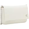 New CALVIN KLEIN Blended Material Crossbody Bags Medium Size Women's Ivory White DP1704-115
